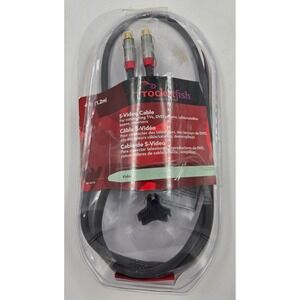 Rocketfish 4ft S-Video Cable Gold Plated Connectors RF-G1113 New